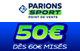 Bon ParionsSport Point de Vente 50